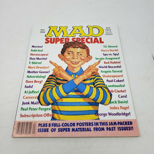 MAD MAGAZINE Super Special Fall 1986 Edition Vintage Material from Past Issues