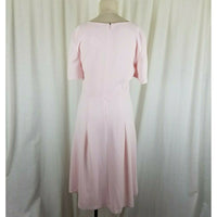 Ann Taylor Factory Fit & Flare Pale Pink Chiffon Twirl Dress Womens 8 NWT $110