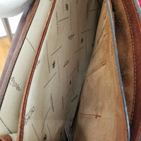 Old Angler Genuine Leather Distressed Messenger Bag Satchel Shoulder Briefcase