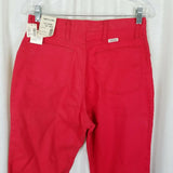 Vintage Sheplers Western Cowboy Cotton Red Denim Blue Jeans Womens 16 NWT USA