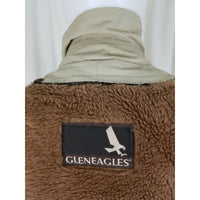 Vintage Gleneagles Placket Trench Coat Deep Pile Fur Removable Liner Mens 42R L