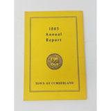 Annual Report Town Municipal Officers of Cumberland Maine 1965 Cumberland County