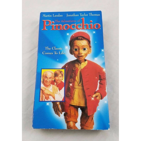 The Adventures of Pinocchio The Classic Comes To Life Martin Landau VHS Movie