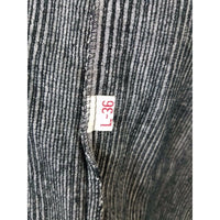 Pietro Sabatini Placket Front Trench Coat Mens 36L Removable Pile Fur Lining