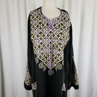 Dashiki Caftan Kaftan Embroidered Maxi Dress Ethnic Hippie Traditional Womens 3