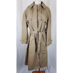 Misty Harbor Cape Top All Weather Cotton Belted Tie Sash Trench Coat Womens 14