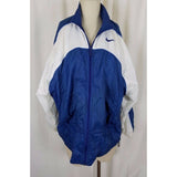 Vintage 90s Nike Anorak Hip Hop Track Jacket Womens M 10 12 Red Swoosh Label