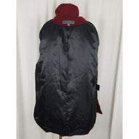 Liz Claiborne Petites Wool Cashmere 3/4 Walking Car Coat Peacoat Womens 10P Red