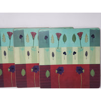 PIMPERNEL Divine Wildflower Study Cork Placemats Set of 4 Square England Art