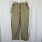 LL Bean Nylon Cargo Zip Off Conversion Shorts Hiking Pants Womens S Outdoor Camp
