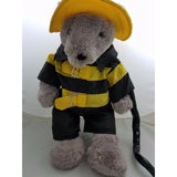 Dan Dee Buttery Soft Dress Me Teddy Bear Fireman Outfit Costume Clothes DanDee