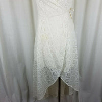 Abercrombie & Fitch Lace Wrap Summer Dress Womens S Hi Lo Assymetrical Plunge
