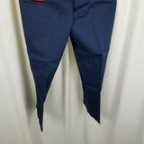 Vintage Dickies Shape Set Stain Release Twill Work Pants Mens 38x28 Navy NOS USA