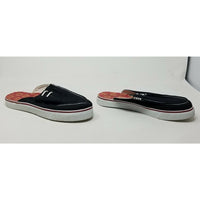Sperry Topsider Canvas Mules Slip on Slide on Sneakers Shoes Navy Blue Womens 9