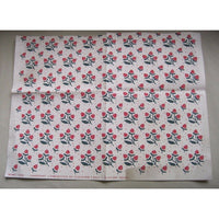 Vintage 1950 All Occasion Wrapping Paper Squares hand print Eleanor Finch Berry