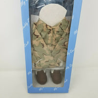My Daddy Doll Fatigues Outfits 17" Blonde Crewcut Modest Military Man Sounds