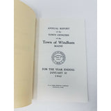 Annual Report Town Officers of Windham Maine January 31 1960 Cumberland County