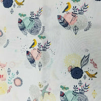 Feathers Birds Ferns Brother Sister Design Studio Fabric 1/2 yard B80-EA-PO1