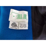 Jill Jr. Winter Wool Funnel Neck Double Breasted Long Maxi Coat Peacoat Womens L