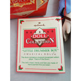 RARE Hallmark Little Drummer Boy Porcelain Doll Collection Christmas Musical