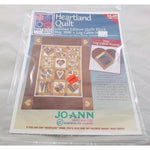 JoAnn Heartland Quilt Block May 1999 Log Cabin Hearts Vintage Sealed Limited Ed