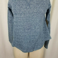 Threads 4 Thought Jersey Knit Sweatshirt Top Mottled Heathered Blue Womens XS