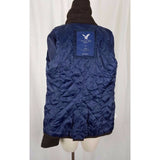 American Eagle Tweed Quilted Insulated Double Breasted Peacoat Jacket Womens S