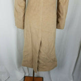 Vintage Jones New York Petites Mohair Wool Hooded Maxi Camel Peacoat Womens 4P