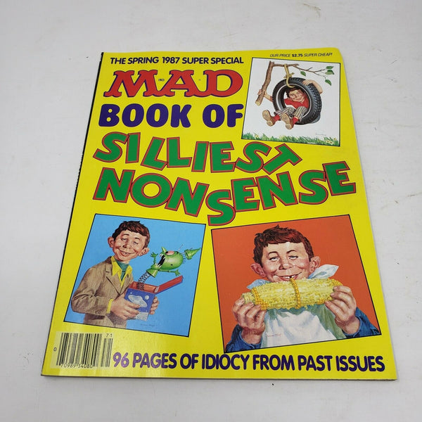 MAD MAGAZINE Super Special Book of Silliest Nonsense Spring 1987 Vintage Good