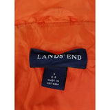 Lands End Quilted Insulated Hot Pink Lightweight Full Zip Up Jacket Womens S 6 8