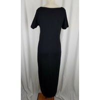 Liz Claiborne Dresses Wool Long Maxi Knit Sweater Dress Womens S Duster Black SS