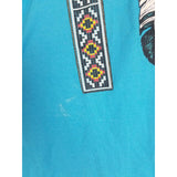 Vintage Moxie Alley Native American Travel Souvenir Tee Shirt TShirt Mens M Blue