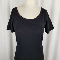 Liz Claiborne Dresses Wool Long Maxi Knit Sweater Dress Womens S Duster Black SS