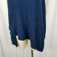 New York Giants NFL Crystal Logo Sweater Knit Poncho Cowl Neck Shawl Cape Hi/Lo