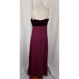 Dave & Johnny Velvet Jeweled Top Long Maxi Prom Pageant Formal Dress Womens 14