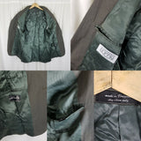 Vintage Gianfranco Ruffini Italy Plaid Wool Sport Coat Blazer Jacket Mens 39R