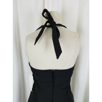 Steppin Out Halter Formal Prom Cocktail Little Black Dress Womens S Rockabilly