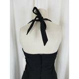 Steppin Out Halter Formal Prom Cocktail Little Black Dress Womens S Rockabilly