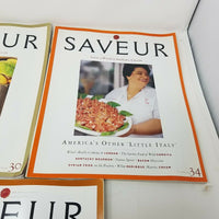 Saveur Magazine 1998 1999 Lot of 5 Editions Issues 28 30 34 38 39 Vintage