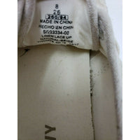 Old Navy Linen Lo Tops Lace Up Shoes Sneakers Mens 8 Natural Beige Canvas Tan