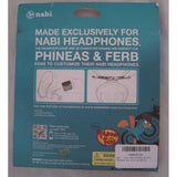 NIB Disney Phineas and Ferb Nabi FX Headphone Wrap + 3D Kinabis Exclusive