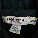 Vintage Nautica Competition Nautech Fleece Hoodie Sweatshirt Mens M 80s 90s USA