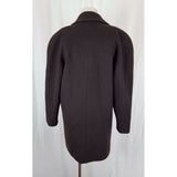 Jones New York Double Breasted Winter Wool Peacoat 3/4 Length Coat Womens L