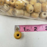 Vintage Natural Children's Wood Jewelry Craft Beads Wooden Large Chunky 1.75 lbs