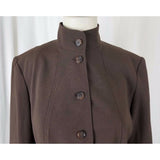 Areli Collection Military Band Stand Up Collar Blazer Sportcoat Jacket Womens 10