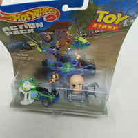 HOT WHEELS TOY STORY Action Pack Car Figures On Card Disney RC Baby Face Woody