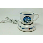 Let It Snow 2 Piece Snowman Mug And Electric Coffee Tea Hot Beverage Warmer