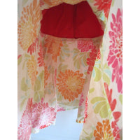 B. Baby Lulu Applique Floral Corduroy LS Patchwork Cotton Twirl Dress Girls 5