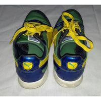 PUMA Cross Trainers Sneakers Shoes Art No. 348450 08 Womens size 7.5 Blue Yellow