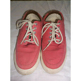 Polo Ralph Lauren Vance Side Lace Boat Shoes Sneakers Canvas Leather Mens 8.5